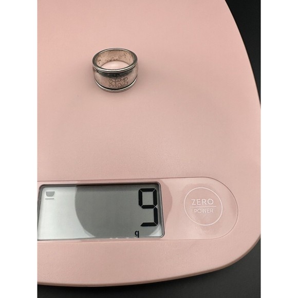 James Avery 925 Sterling Silver Monogram Ring Size 8.75 - Picture 11 of 11